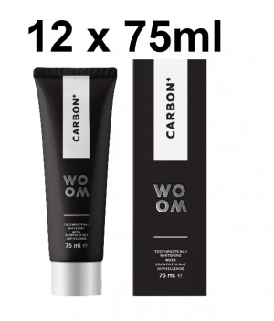 Woom tandpasta Carbon + no.1  12x75ml.