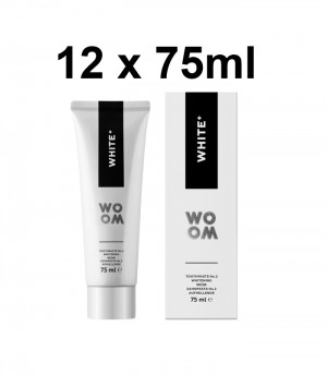 Woom Tandpasta white + 12x75ml. grootverp.